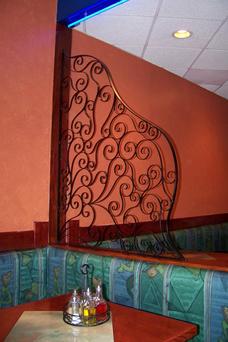 Wrought Iron Room Divider